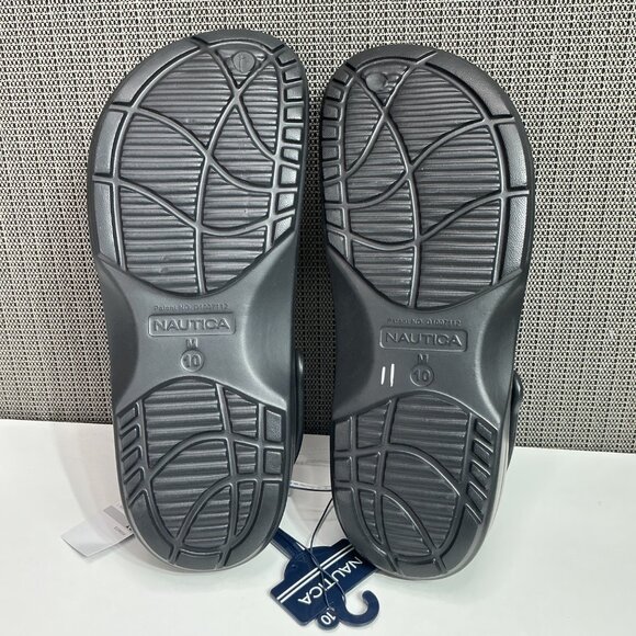 Nautica Mens River Edge Black Slip-On Clogs Size 10 - Picture 8 of 8